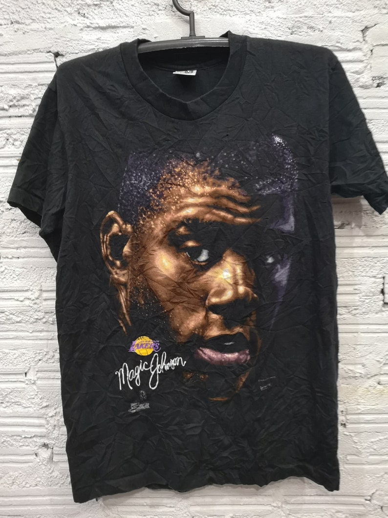 magic johnson vintage t shirt