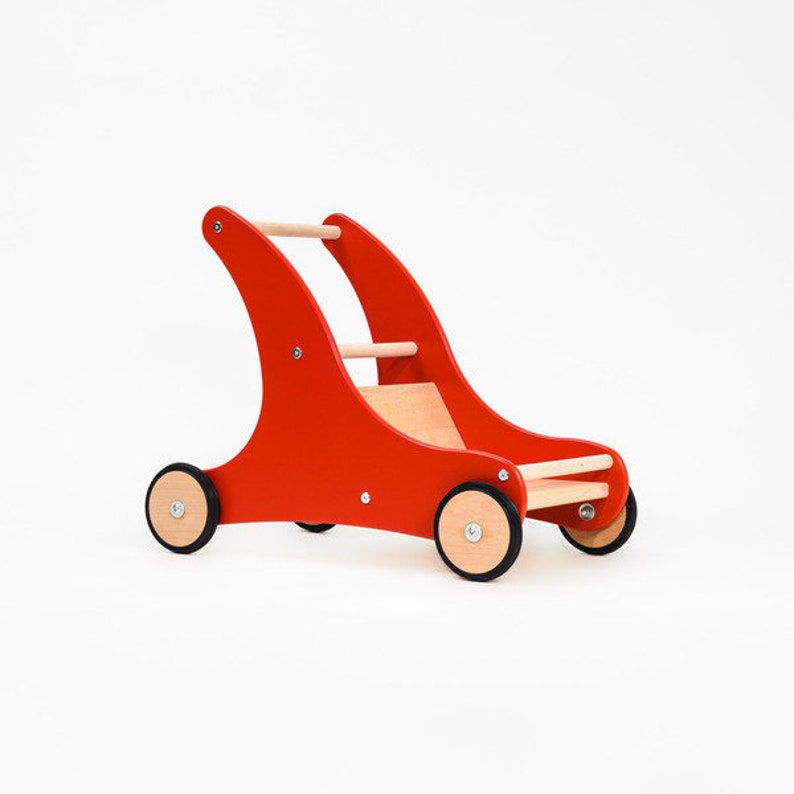 Lauflernwagen Sharky Rot mit Bremssystem Bild 1