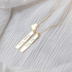 Collar personalizado, Regalo de joyería personalizado, Regalo de la madre, Collar con nombre de niño, Joyería familiar, Regalo único, Regalo para ELLA