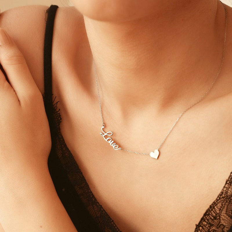LOVE Shield Necklace
