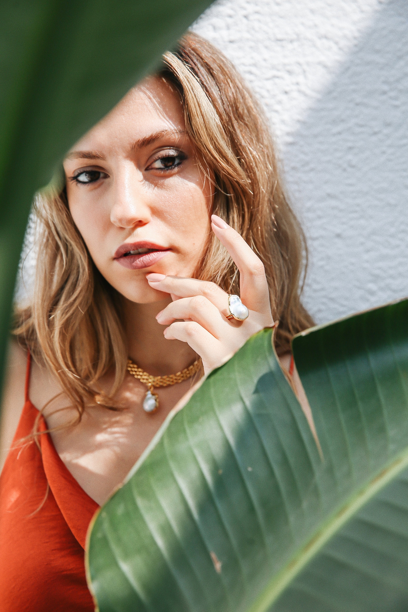 Baroque Pearl Ring Pearl Cuff Ring Freshwater Pearl Ring Etsy