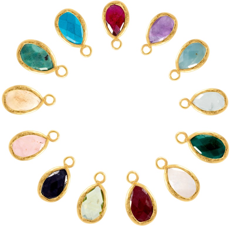Moonstone Necklace, Minimalist Necklace , Gemstone Necklace, Tiny Necklace, Birthstone Jewelry, Christmas Gift image 9