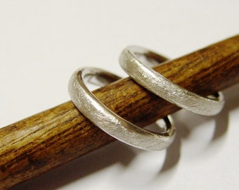 Wedding rings/partnership rings in 925 silver