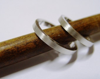 Bruiloft ringen / partner ringen in zilver