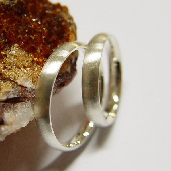 Wedding Rings - Partner Rings in Silver