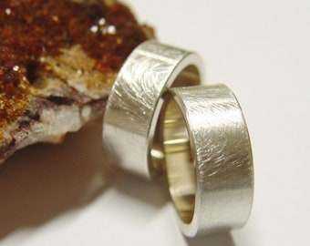 Anillos de boda en plata