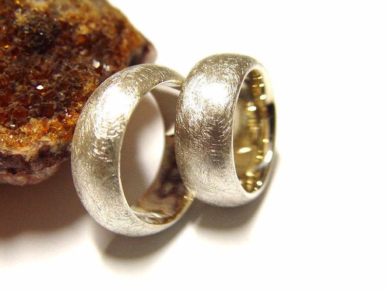 Wedding Rings in silver image 1
