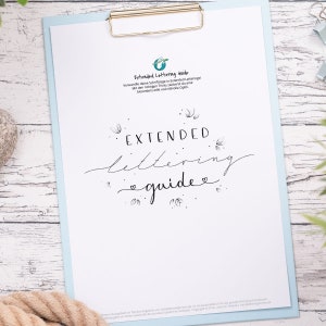 Extended Lettering Guide: Learn the most elegant font for your hand lettering image 5