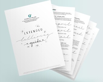 Extended Lettering Guide: Lerne die edelste Schrift für deine Handletterings