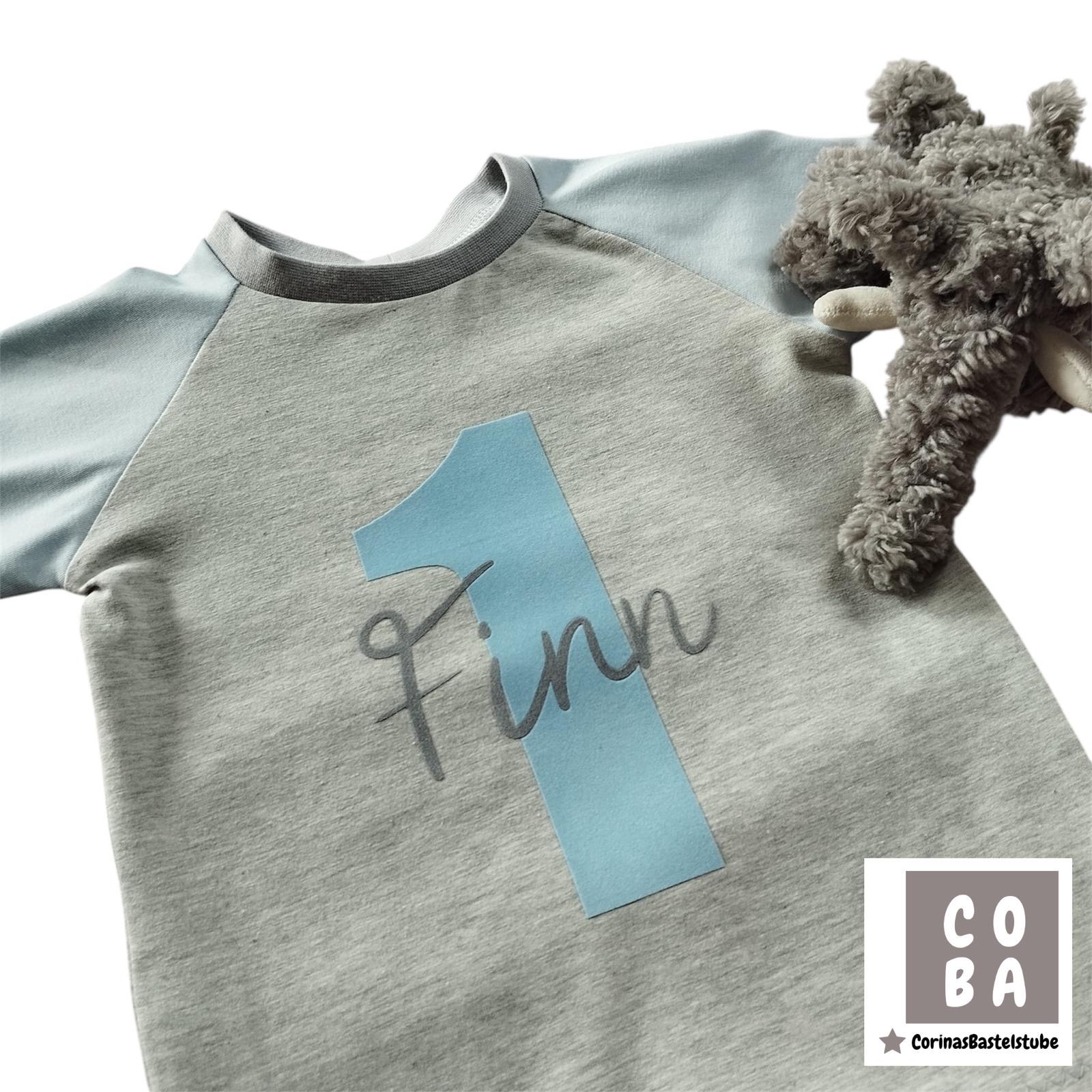 Personalized birthday shirt with name & number - children's birthday shirt