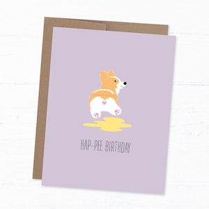 Anniversaire corgi, carte d'anniversaire drôle, carte de voeux corgi, jolie carte d'anniversaire - anniversaire de joyeux anniversaire