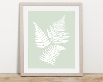Fern Art Print: Botanical Wall Decor (8x10)