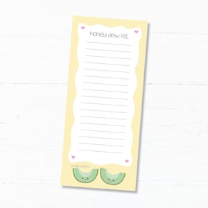 Słodka lista rzeczy do zrobienia, odrywana lista rzeczy do zrobienia, lista zadań, prezent dla męża - Honey Dew List