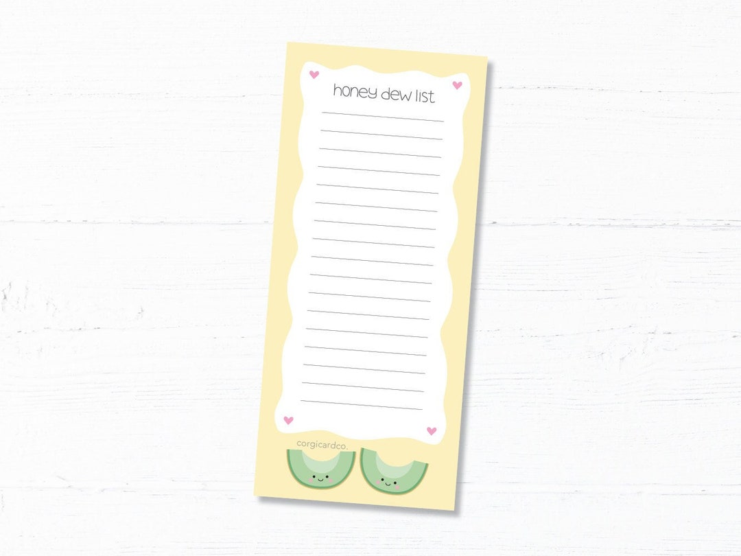 Cute Honey Do List Tear off Todo List Task List Gift for Etsy