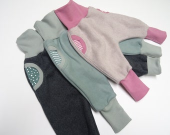 Organic cotton fleece different colors