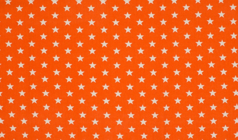 Jersey Sterne orange / weiße Bild 1