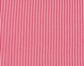 Cuff fabric strip red/white