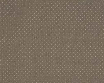Jersey Punkte taupe-Sand