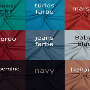 Jersey uni Verschiedene Farben Bild 1