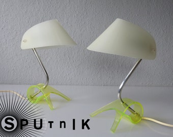 Funny pair of table lamps of the 50s