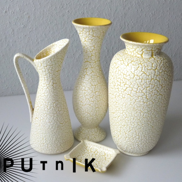 1/4 yellow Cortina ceramics from Jasba