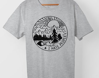 I hate people - Adventure - T-Shirt