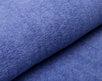 8.50 Euro/meter fleece Felix jean blue melted