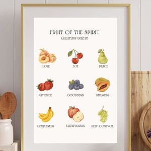 Fruit of the Spirit Wall Art - Digital Download