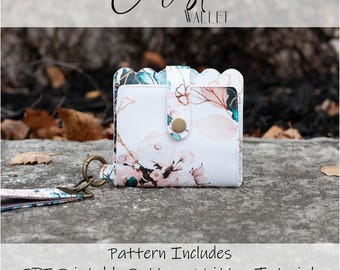Calista Wallet PDF Pattern, Written & VIDEO TUTORIAL