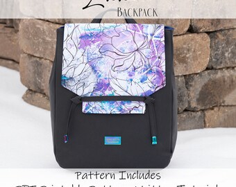 Linnea Backpack PDF Pattern, Written & VIDEO TUTORIAL