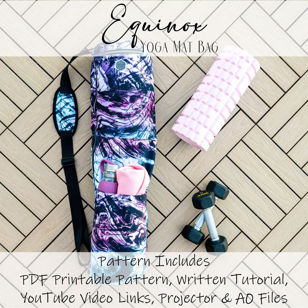 Equinox Yoga Mat Bag PDF Pattern, Written & VIDEO TUTORIAL Etsy Australia