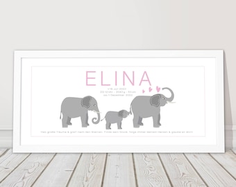 Name picture personalized including frame