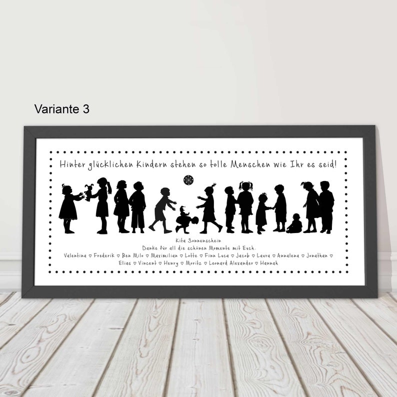 Kindergarten gift for teachers Farewell gift daycare Variante 3