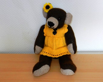 Teddy Bär Teddybär groß 42 cm braun