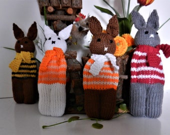 Minipuppe Puppe Hase Häschen Osterhase Ostern Jahreszeitentisch Frühlingsdeko