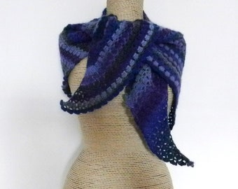 Dragon tail scarf crochet scarf wool