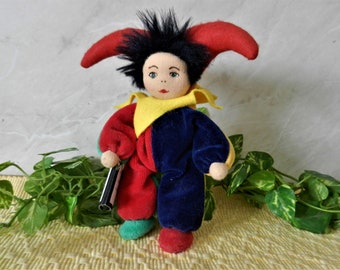 Mini doll bending doll doll Till Eulenspiegel seasonal table spring decoration spring decoration