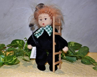 Mini doll bending doll chimney sweep seasonal table spring decoration