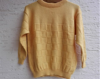 Vintage Pullover Kinderpullover gestrickter Pullover handmade