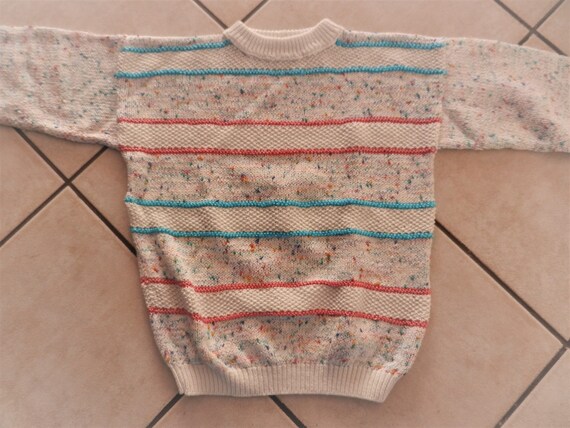 Vintage sweater children's sweater knitted sweate… - image 2