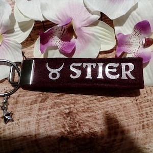 Zodiac Taurus - Lanyard, 10 x 2 cm