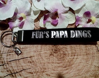 Keychain-For Papa dings-15 x 2 cm