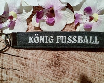 Schlüsselband - König Fussball - 15 x 2 cm