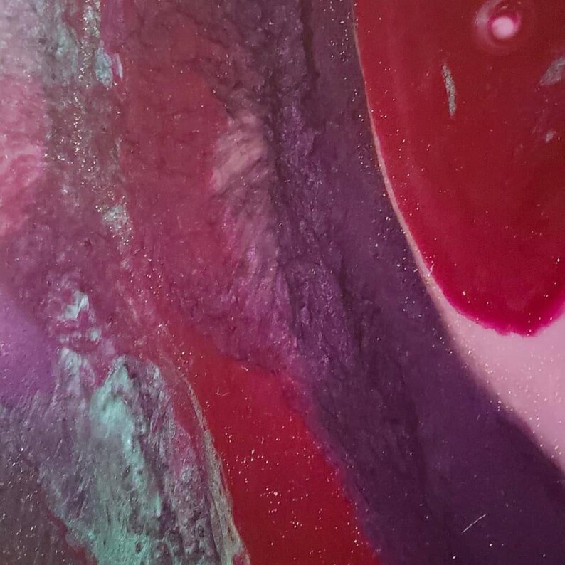 12\u00d712x34 resin painting on canvas. Untitled