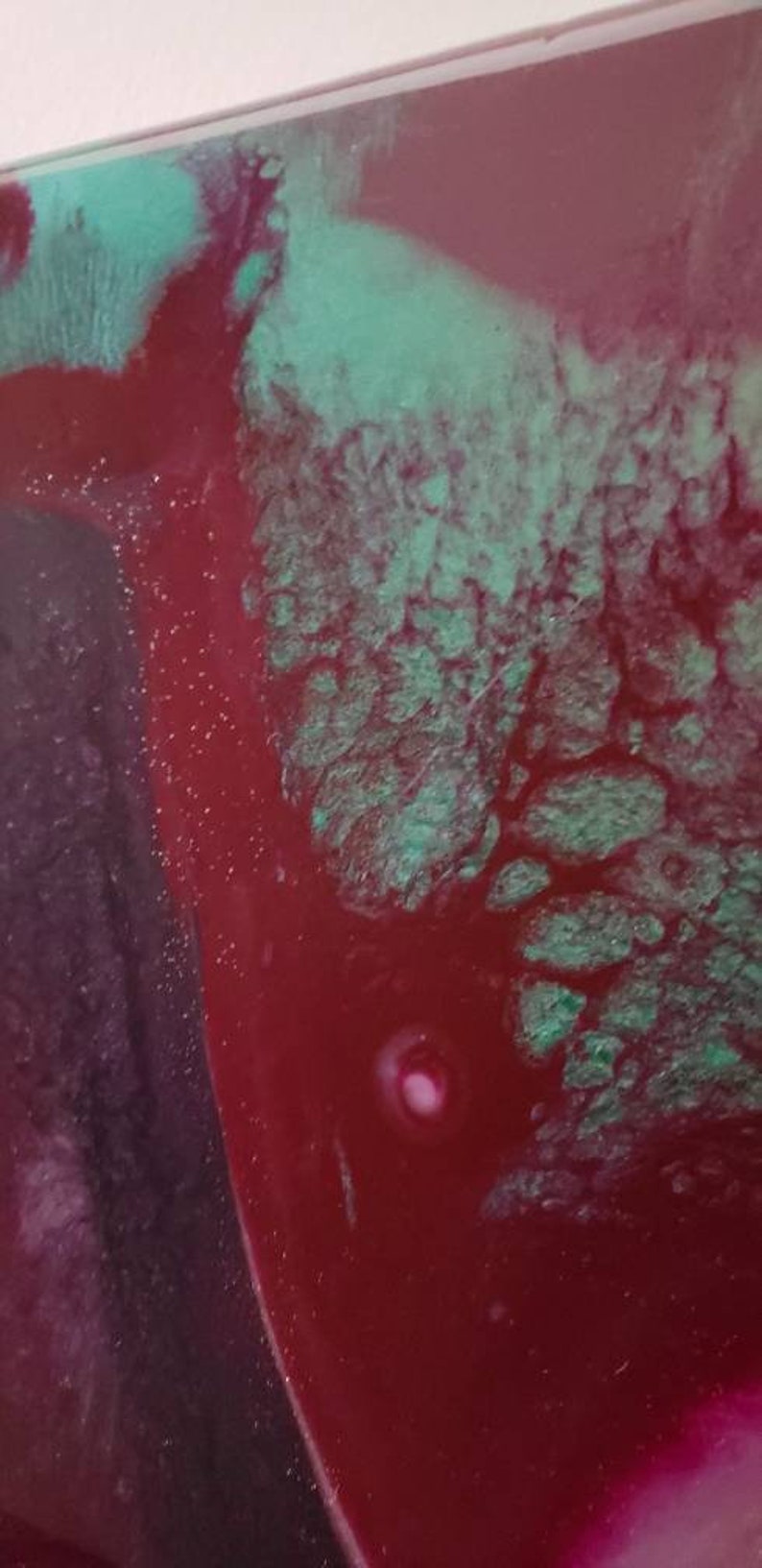 12\u00d712x34 resin painting on canvas. Untitled