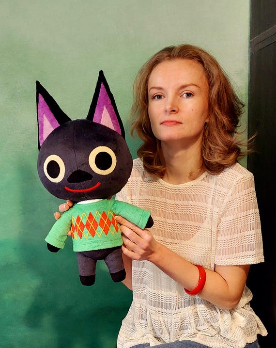 ぬいぐるみ・マスコット Kiki Kiki Animal Crossing Plush Figure Kiki Cat Villager Animal