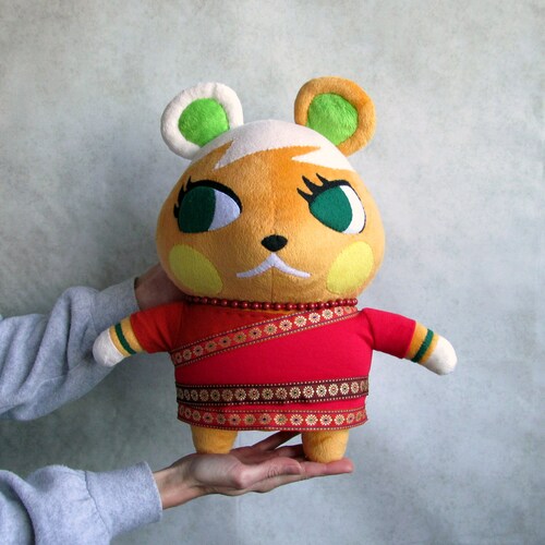 Soleil Animal Crossing shops plush toy Soleil snooty hamster villager in Animal Crossing Custom plush Handmade toy Decorative plush Made to order