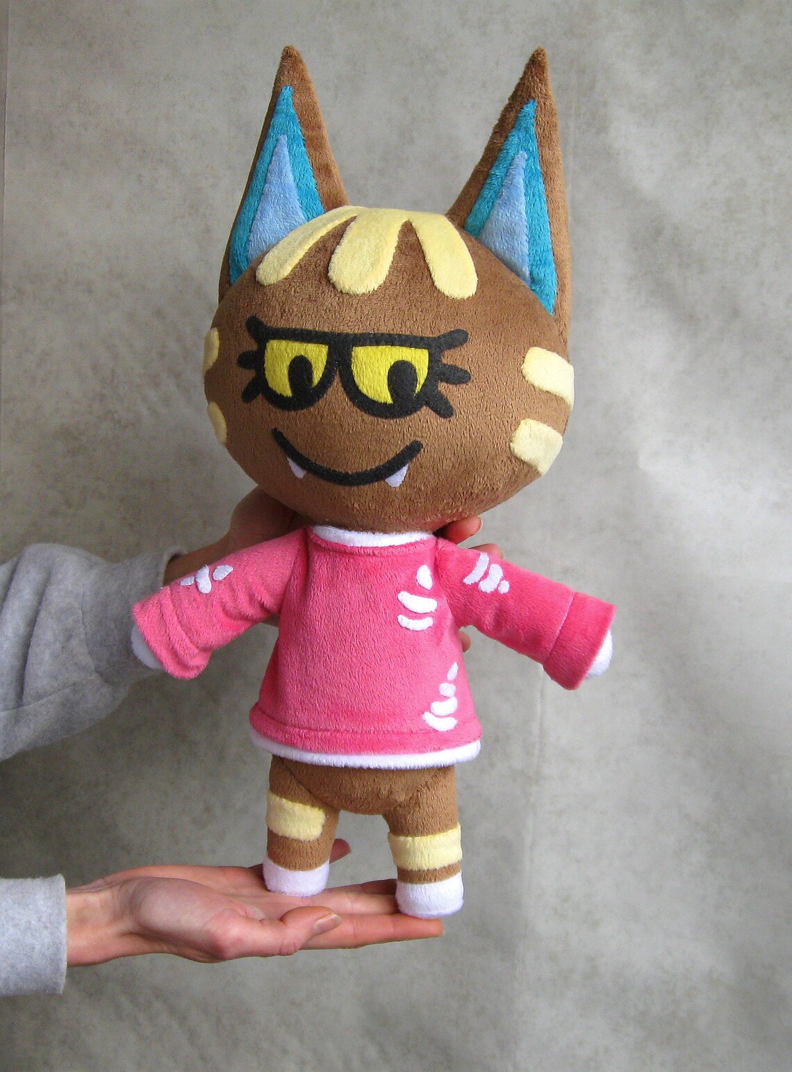 Katt Animal Crossing peluche Katt chat villageois dans Animal Etsy France