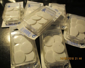 12 double buttons white, 17 mm