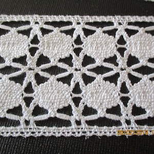 Einsatzspitze, 5,5 cm, 1 m lang, weiß, 100% Baumwolle